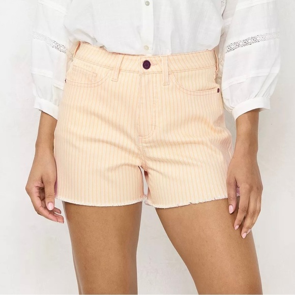Lauren Conrad Plus Size High Waisted Cut Off Shorts - Picture 1 of 8